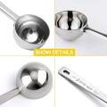 Stainless Steel Tablespoon Measuring Spoon Coffee Scoop,30ml,set Of 2