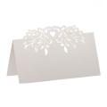 60pcs Lace Wedding Name Place Cards & White Lace Pattern Cardstock