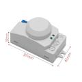 5.8ghz Hf System Led Microwave 360 Degree Sensor Light Switch,white