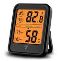 Indoor Thermometer for Home Thermometer and Humidity Gauge Black