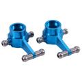2pcs Metal Parts Rear Steering Cup for Wltoys K999 1/28 Rc Car,blue