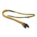 Graphic Card Power Supply Cable Gpu 10awg+16awg Cables for Mining