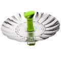 Insert Versatile Folding Vegetable Stainless Steel Steamer Basket