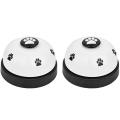 Pet Bell, 2 Pack Metal Dog Training with Non Skid Rubber Doorbell