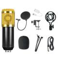 Bm 800 Microphone for Live Streaming Professional Studio (gold)