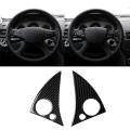 2pcs Steering Wheel Cover Trim for Mercedes Benz W204 C180 2007-2010