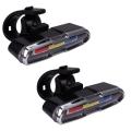 Usb Rechargeable Led Bike Taillight Red - White - Blue Light Color