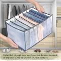 7 Grids Clothes Organizer 6pcs,folded Clothes Organizer