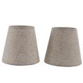 2pcs Small Lamp Shade Cloth Lamp Cover Chandelier Lamp Dust Cover