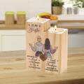 Wooden Candle Holder for Friend Couples Gift Candlestick Holders -b