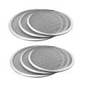 Round Pizza Oven Baking Tray Grate Nonstick Mesh Net(12 Inch)