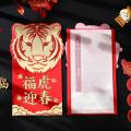 24pcs Chinese Red Envelopes, Year Of The Tiger Hong Bao Lucky