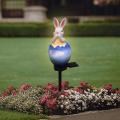 Bunny Solar Garden Stake Lights Easter Pathway Lamp Decoration -b