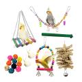 17 Pack Parakeet Toys, Hanging Bell Pet Cage Toys