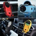 Car Wireless Charger Phone Holder 10w Charging,for All Phones(red)