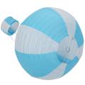 12inch Hot Air Balloon Paper Decor, Blue Stripes