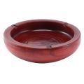 Wooden Ashtray Smoking Dish Outdoor Terrace Cigarette Accessories