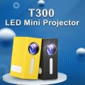 T300 Mini Projector Home Theater Media Audio Player (black)eu Plug