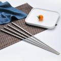 3 Pairs Cooking Chopsticks Extra Long Stainless Steel Chopsticks