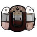 Portable Folding Pet Tent Dog Cat Tent Octagon Fence #a
