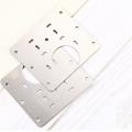 4 Pcs Hinge Repair Plate Brackets with Screws for Furniture Wardrobe