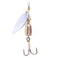 5pcs Spinner Fishing Lures 7.2cm-10g Metal with Hooks for Fishing