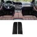 Car Armrest Box Protect Cover Stickers for Bmw- X5 X6 G05 G06 19-22