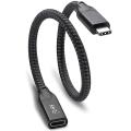 Usb C Extension Cable 1 Feet, Usb 3.1 (10gbps) Type C Male to Female