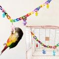 17 Pack Parakeet Toys, Hanging Bell Pet Cage Toys