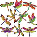 30 Pcs Dragonfly Window Clings Anti-collision Window Clings Decals