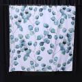 Shower Curtain Green Floral Eucalyptus Home Waterproof with Hooks