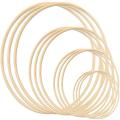 Bamboo Floral Hoop Dream Catcher Hoops Rings for Wedding Wreath Decor