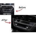 For -bmw 5 Series G30 Car Air Conditioning Cd Panel Button Cover
