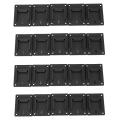 10pcs Wall Mount Storage Bracket Fixing Devices for Makita 18v Black