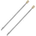 Pressure Washer Extension Rod 17inch Stainless Steel Nozzle, 2 Pieces