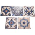 10pcs Moroccan Style Tile Stickers Waterproof Decor,6x6 Inch