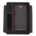 Car Black Central Armrest Storage Box for Honda