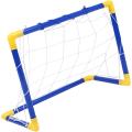 Indoor Mini Folding Football Soccer Ball Goal Post Net Set+pump