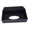 Portable Leather Rectangular Tissue Cover Box Brown