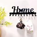 Metal Butterfly Decorative Hanger with 10 Hooks for Wall, Kitchen
