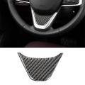 Car Steering Wheel Sticker Trim Cover Carbon Fiber Interior