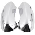 2pcs Abs Rear View Side Door Mirrors Cover Trim Car Styling