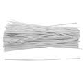 130x Cable Organizer Binding Packaging Wire Twist Ties White