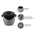 Knock Box for Espresso Coffee Grounds Coffee Grounds Knock Box,gray