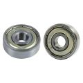 626z Double Sealed Ball Bearings 6x19x6mm Carbon Steel Silver