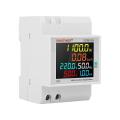 Sinotimer Sdm009 Din-rail Digital Meter Ac40-300v External (ct)