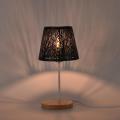Small Lamp Shade Clip On Bulb, for Table Chandelier Wall Lamp Black