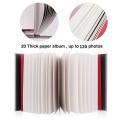 Photo Album Scrapbook Linen Art Diy Memory Book Thick Pages with Film