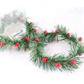 8 Pcs Holly Berry Candle Ring for Christmas Garland Ornaments Decor