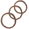 3 Pcs Natural Wreath Rattan Diy for Wreath Making Home Decoration